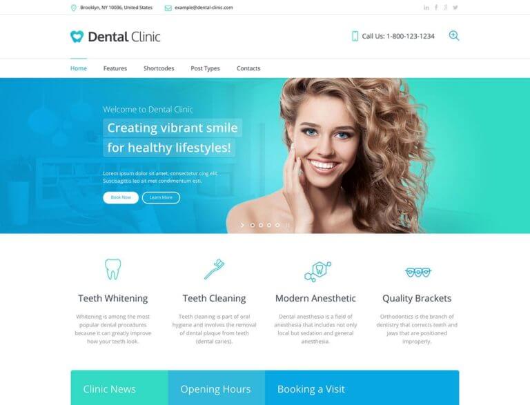 Website development for dental clinic in 2021