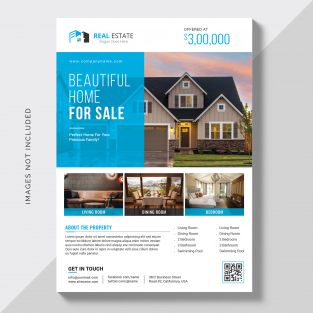 Flyer designer for real estate firm